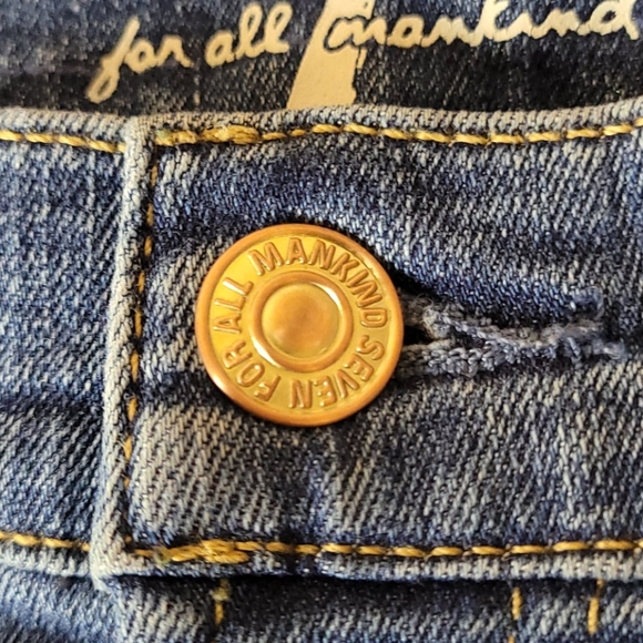 7 FAM The Ankle Split Hem Skinny Jeans - Picture 4 of 15